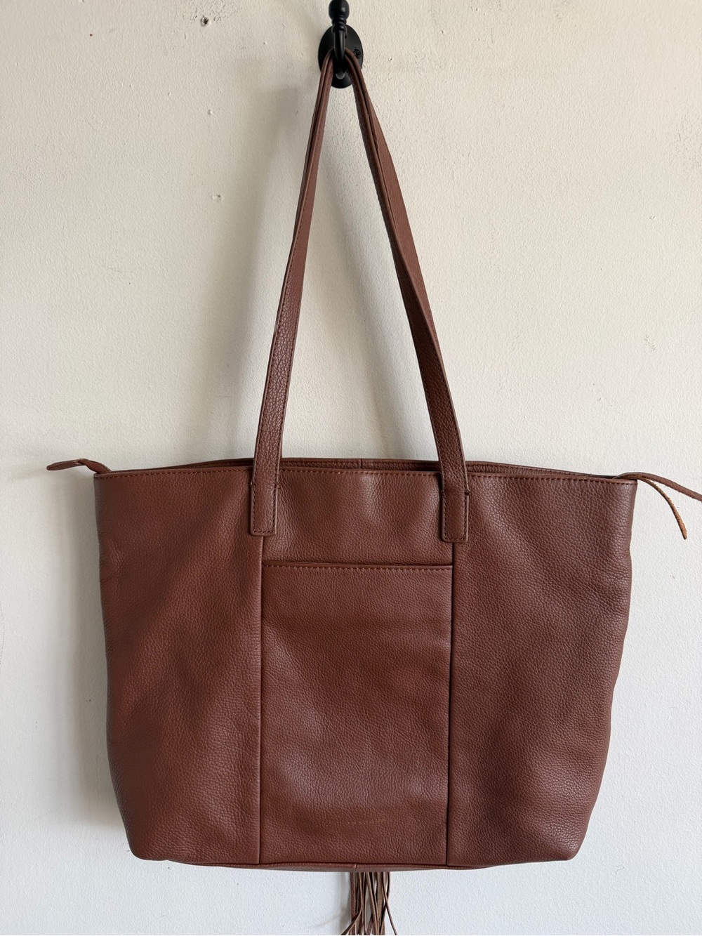 Lucky Brand Brown Pebbled Tote
